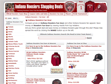 Tablet Screenshot of indianafangear.com
